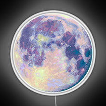 Charger l&#39;image dans la galerie, Moon RGB neon sign white 