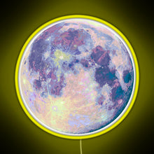 Charger l&#39;image dans la galerie, Moon RGB neon sign yellow