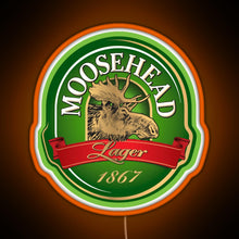 Charger l&#39;image dans la galerie, Moosehead Beer American pale ale RGB neon sign orange