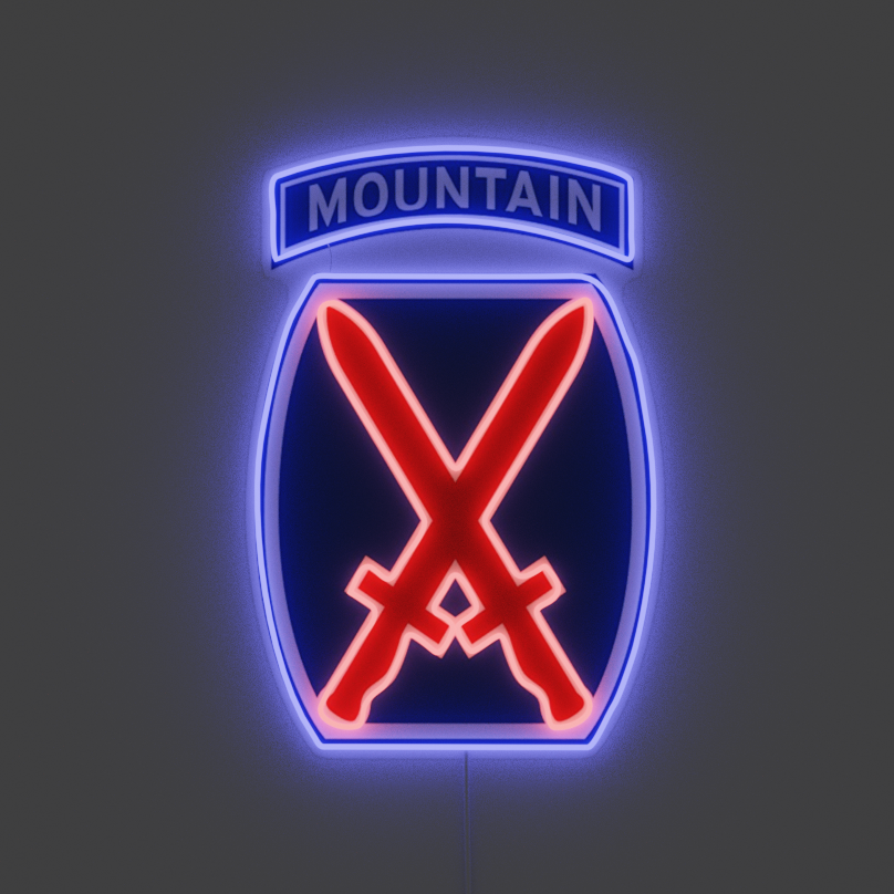 10th mountain division neon