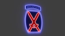 Charger l&#39;image dans la galerie, 10th mountain division wall lights made with led