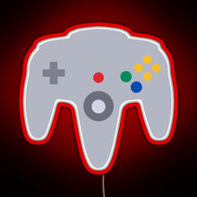 Charger l&#39;image dans la galerie, N64 controller RGB neon sign red
