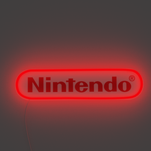 Charger l&#39;image dans la galerie, Nintendo red logo neon lights