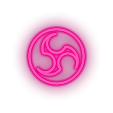 Charger l&#39;image dans la galerie, pink obs video game logo led neon factory