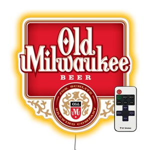 Old Milwaukee Beer  Bar Bar Neon Sign