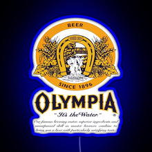 Charger l&#39;image dans la galerie, Olympia Beer RGB neon sign blue