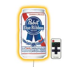 Charger l&#39;image dans la galerie, Pabst Blue Ribbon Beer Can  Bar Neon Sign