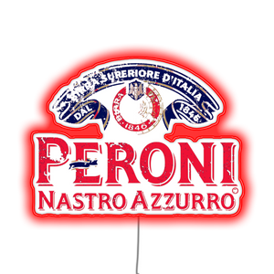 Red PERONI LIGHT NEON SIGNS