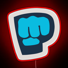 Charger l&#39;image dans la galerie, Pewdiepie Brofist Logo RGB neon sign red