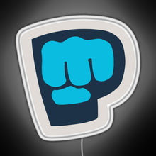 Charger l&#39;image dans la galerie, Pewdiepie Brofist Logo RGB neon sign white 