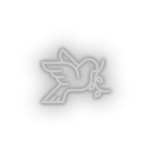 Charger l&#39;image dans la galerie, white pigeon led bird dove love pigeon relationship romance valentine day neon factory