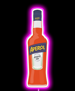 custom bottle aperol sign