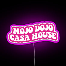 Charger l&#39;image dans la galerie, pink magenta Mojo Dojo Casa House RGB neon sign  pink