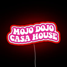 Charger l&#39;image dans la galerie, pink magenta Mojo Dojo Casa House RGB neon sign red