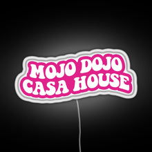 Charger l&#39;image dans la galerie, pink magenta Mojo Dojo Casa House RGB neon sign white 