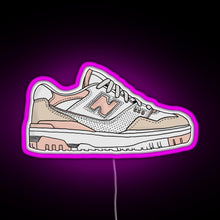 Charger l&#39;image dans la galerie, Pink New Balance 550 RGB neon sign  pink