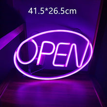 Charger l&#39;image dans la galerie, mancave open neon led sign