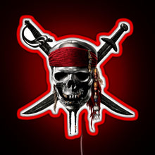 Charger l&#39;image dans la galerie, Pirates of the Caribbean RGB neon sign red