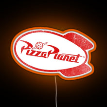 Charger l&#39;image dans la galerie, Pizza Planet RGB neon sign orange