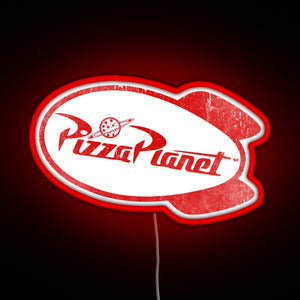 Pizza Planet RGB neon sign red