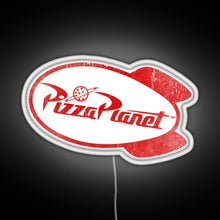 Charger l&#39;image dans la galerie, Pizza Planet RGB neon sign white 