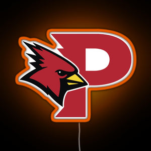 Plattsburgh cardinals RGB neon sign orange