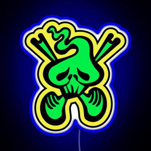 Poison Jam Jet Set Radio RGB neon sign blue