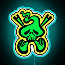 Charger l&#39;image dans la galerie, Poison Jam Jet Set Radio RGB neon sign lightblue 