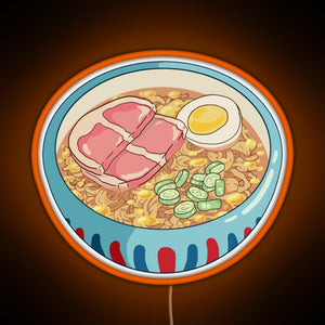 Ponyo Ramen RGB neon sign orange