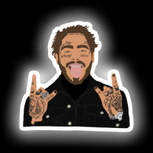 Charger l&#39;image dans la galerie, Post Malone wall sign