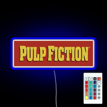 Charger l&#39;image dans la galerie, Pulp Fiction Logo RGB neon sign remote