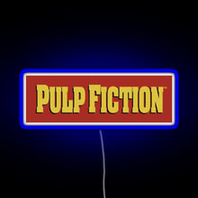 Charger l&#39;image dans la galerie, Pulp Fiction Logo RGB neon sign blue