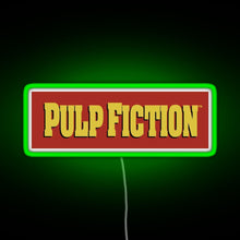 Charger l&#39;image dans la galerie, Pulp Fiction Logo RGB neon sign green