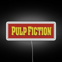 Charger l&#39;image dans la galerie, Pulp Fiction Logo RGB neon sign white 