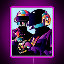 Charger l&#39;image dans la galerie, purple helmet good RGB neon sign  pink