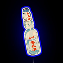 Charger l&#39;image dans la galerie, Ramune japanese soda bottle RGB neon sign blue