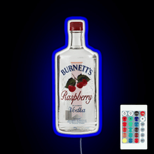 Charger l&#39;image dans la galerie, raspberry vodka RGB neon sign remote