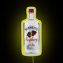 Charger l&#39;image dans la galerie, raspberry vodka RGB neon sign yellow