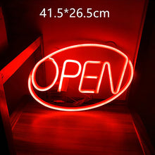 Charger l&#39;image dans la galerie, dad cave open sign led neon