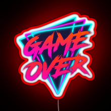 Charger l&#39;image dans la galerie, Retro Love Game Over RGB neon sign red