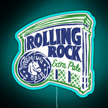 Charger l&#39;image dans la galerie, Rolling Rock POP RGB neon sign lightblue 