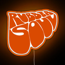 Charger l&#39;image dans la galerie, Rubber Soul RGB neon sign orange