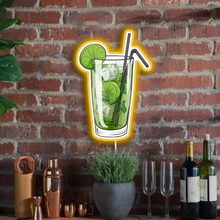 Charger l&#39;image dans la galerie, Mojito drink neon wall sign fof bars