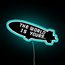 Charger l&#39;image dans la galerie, Scarface RGB neon sign lightblue 