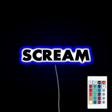 Charger l&#39;image dans la galerie, Scream RGB neon sign remote