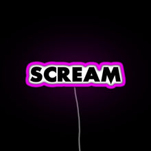 Charger l&#39;image dans la galerie, Scream RGB neon sign  pink