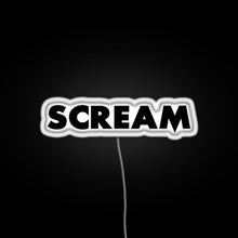 Charger l&#39;image dans la galerie, Scream RGB neon sign white 
