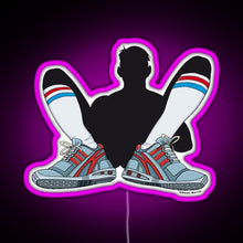 Charger l&#39;image dans la galerie, Sneaker and Sox RGB neon sign  pink