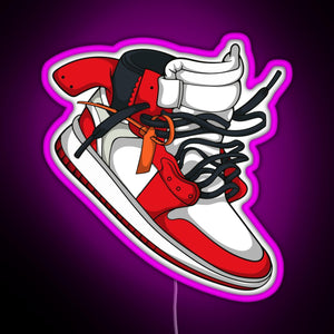 sneaker hype RGB neon sign  pink