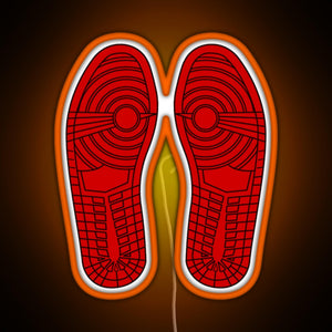 Sole Mates 1 Red RGB neon sign orange